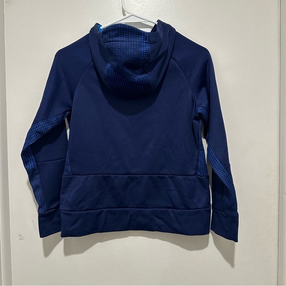 Youth Nike Dri-Fit  Hoodie blue/navy - Picture 2 of 4